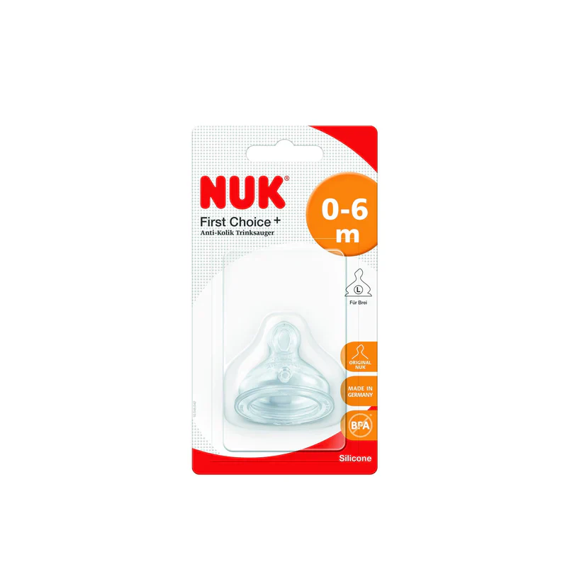 First Choice+ Silicone Teat 0-6M