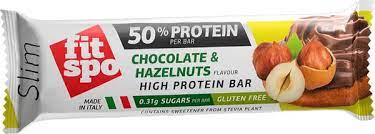 Fitspo Slim Protein Bar Chocolate & Hazlenuts 50 G - Image 3