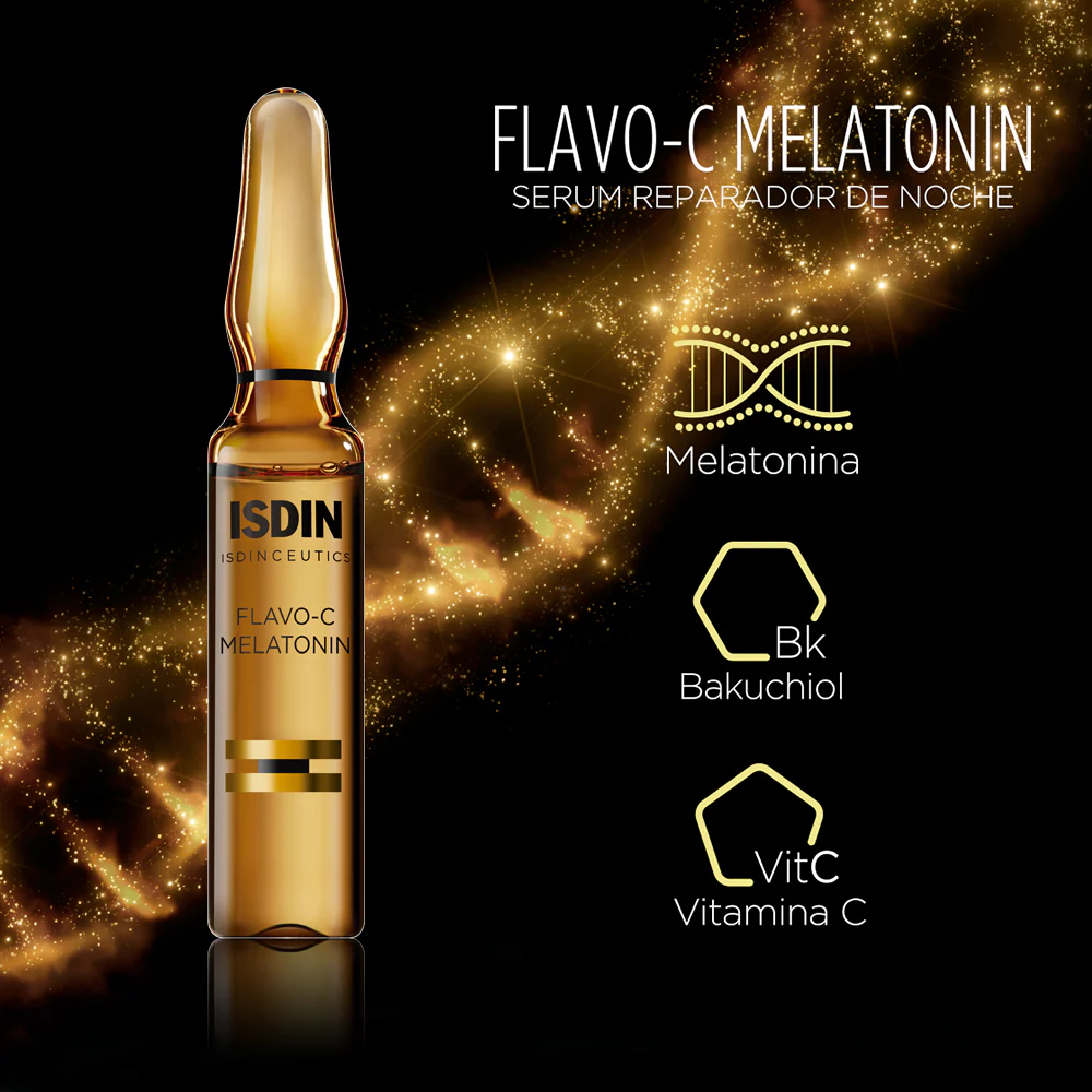 Flavo-C Melatonin Night Recovery Serum 10 ampoule - Image 3