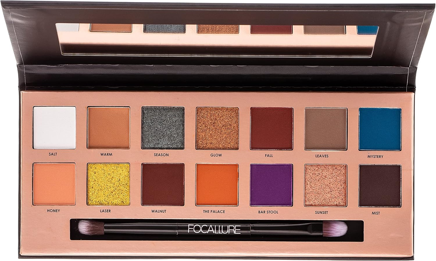 Fourteen Color Eyeshadow With Mirror - Image 4