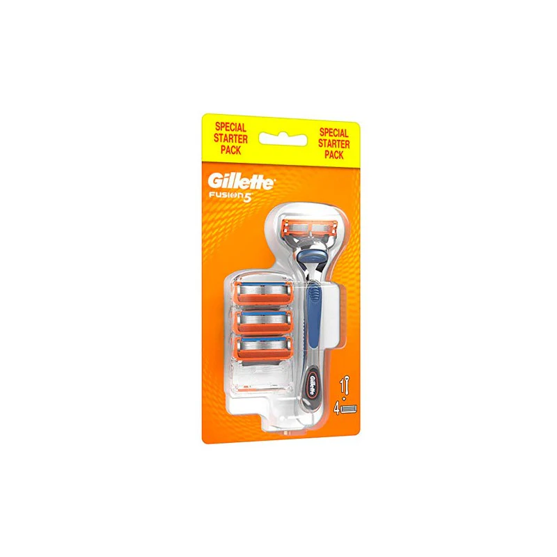 Fusion 5 Manual Razor Starter Pack with 4 Blades