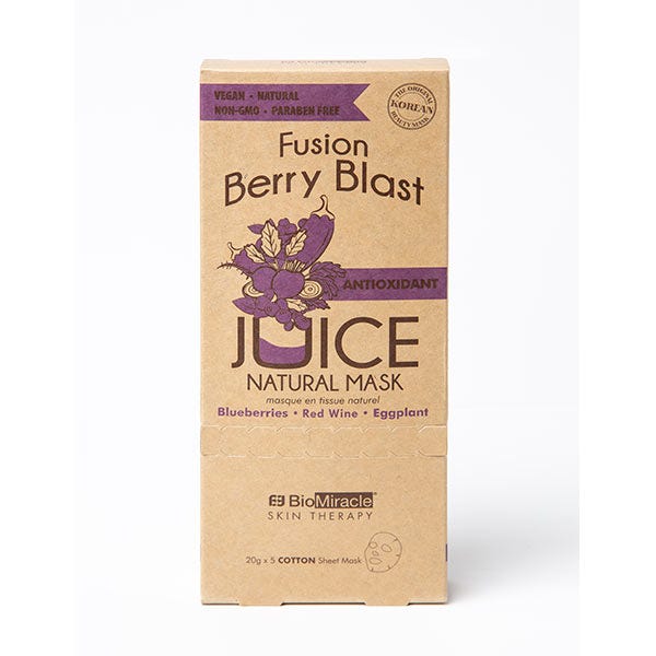 Fusion Berry Blast Juice Natural Mask