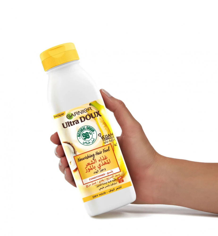 Ultra Doux Hair Food Bannana & Shea Conditioner - Image 2