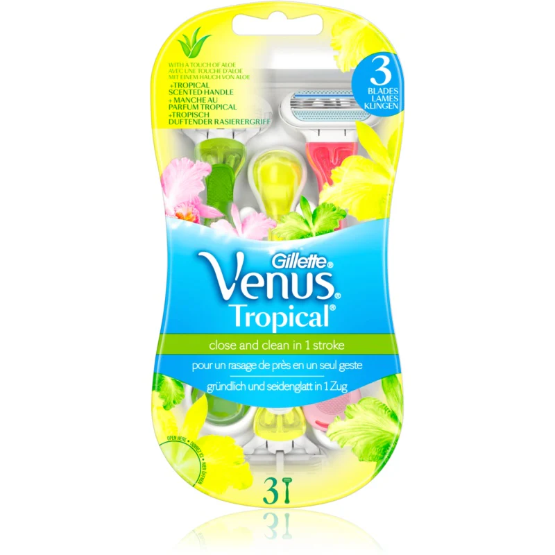 Gillette Venus Tropical One Time Razors 3 Pc