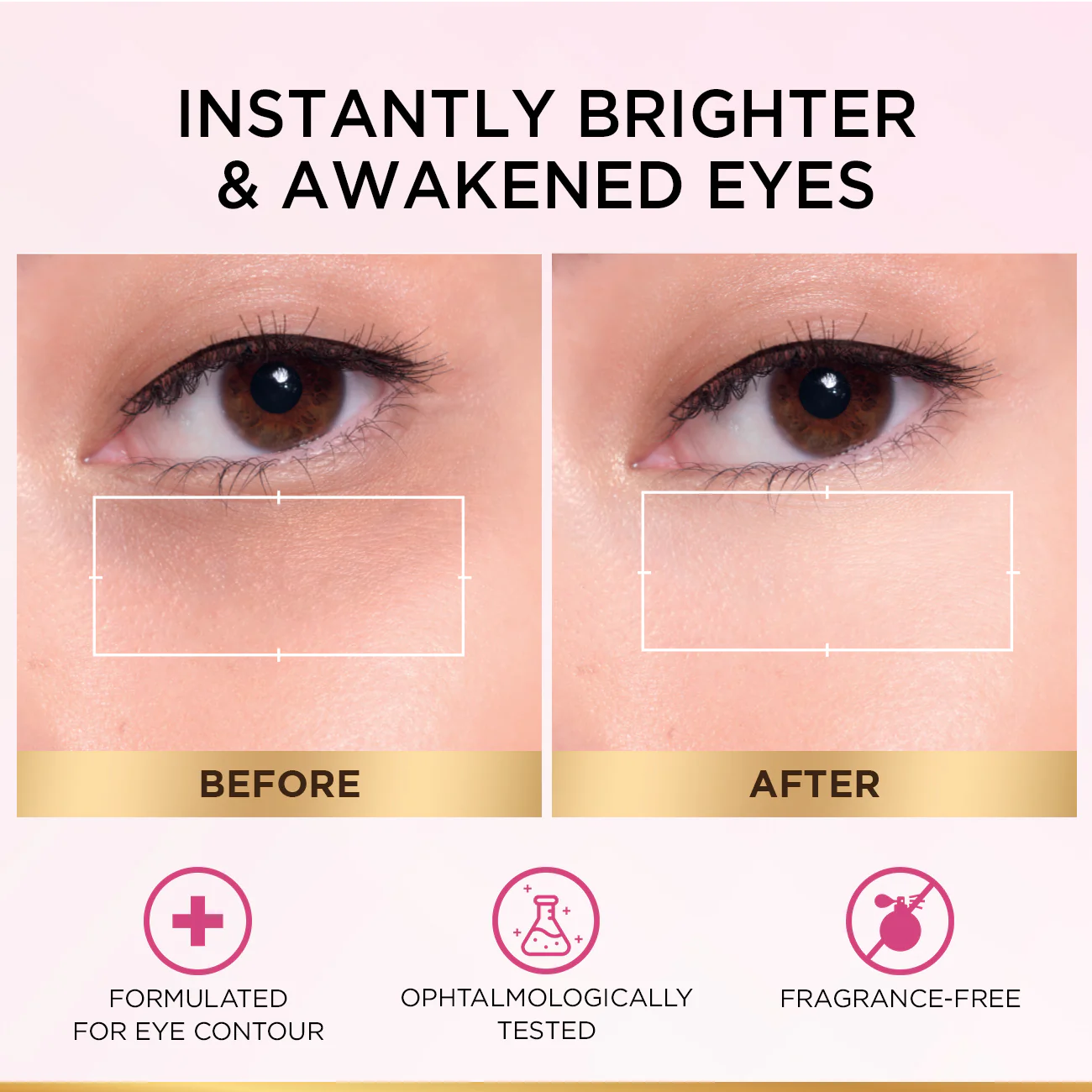 Glycolic Bright Eye Serum, with 3% (Glycolic Acid  + Vitamin CG + Niacinamide], for Dark Circles and Under Eyes Brightening - Image 4