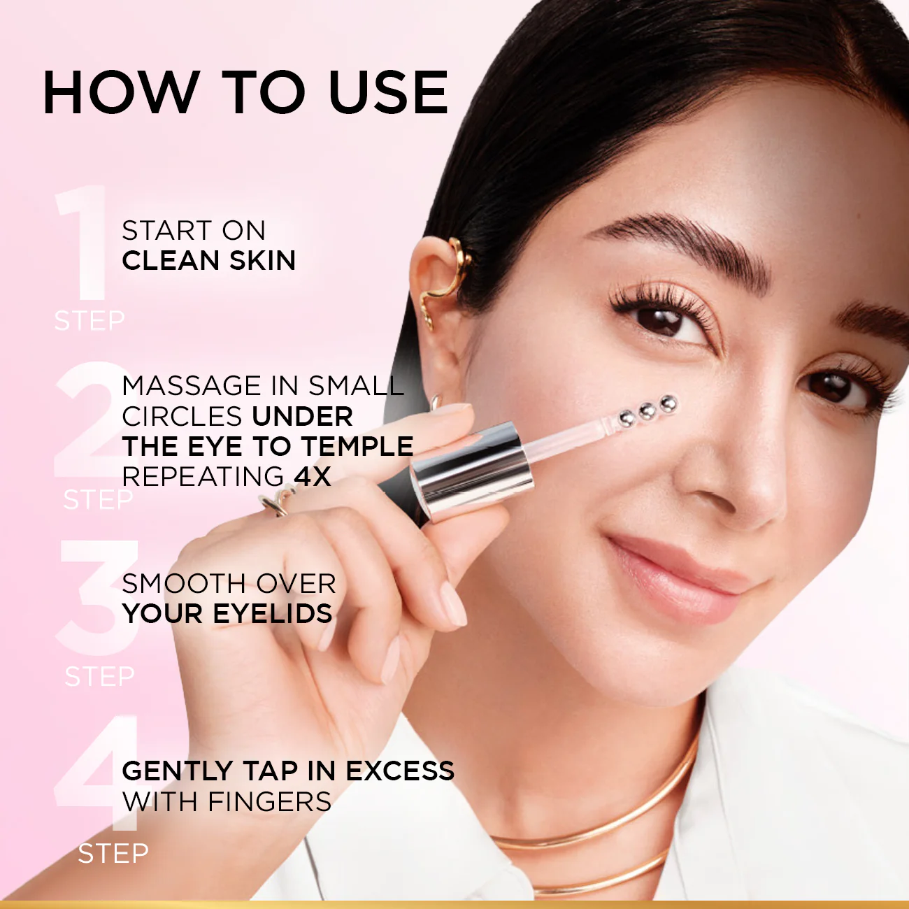 Glycolic Bright Eye Serum, with 3% (Glycolic Acid  + Vitamin CG + Niacinamide], for Dark Circles and Under Eyes Brightening - Image 7
