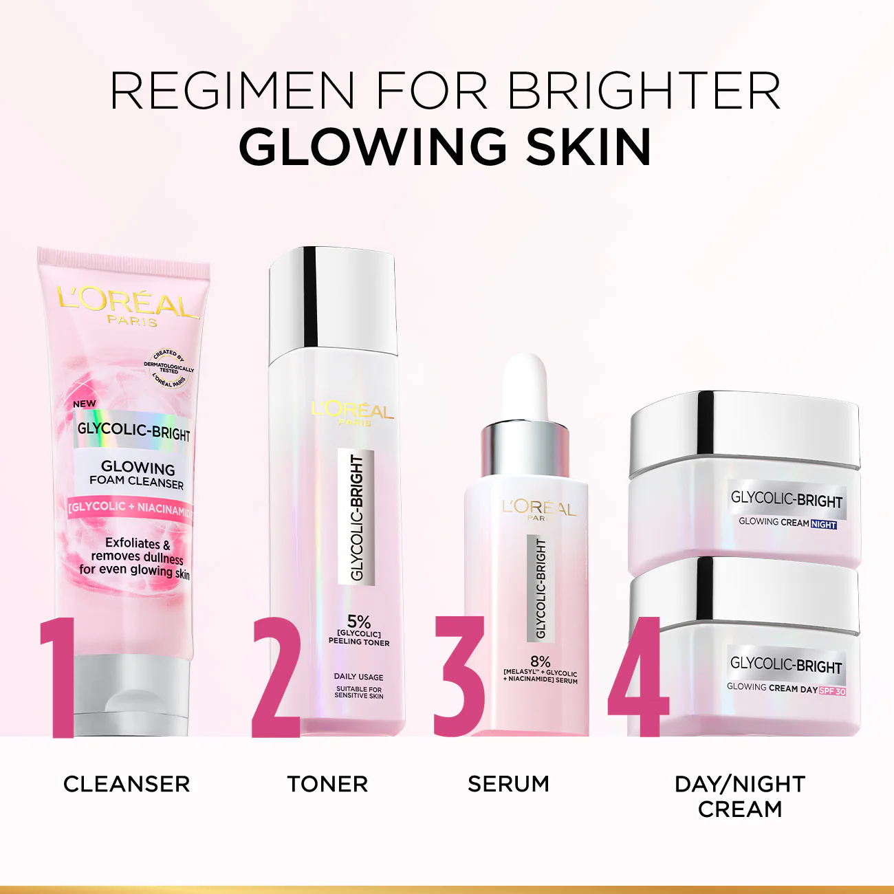 Glycolic-Bright Glowing Night Cream, for Dark Spots Reduction, Glow Boosting, and Skin Tone Evenness - Image 9