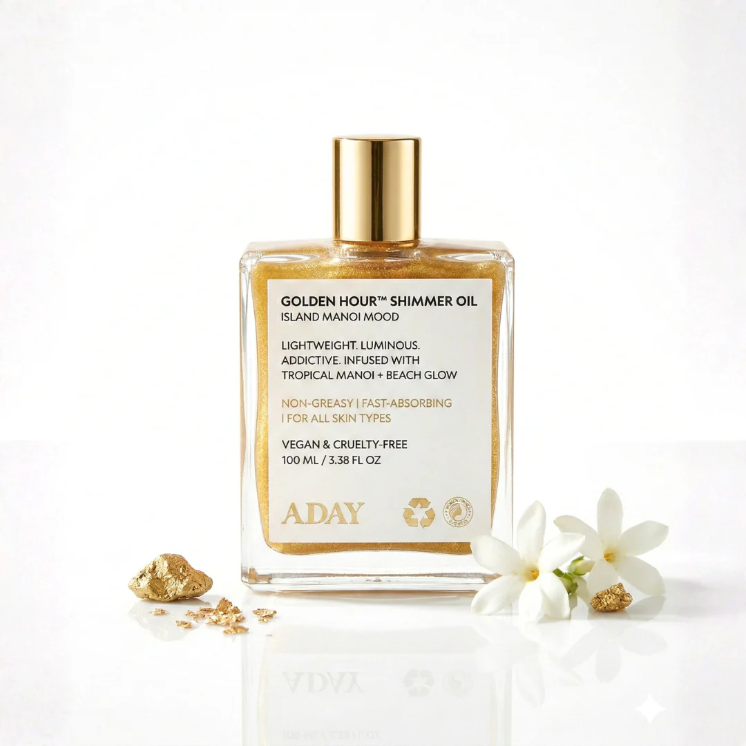 Golden Hour™ Shimmer Oil – Island Manoi Mood - Image 3