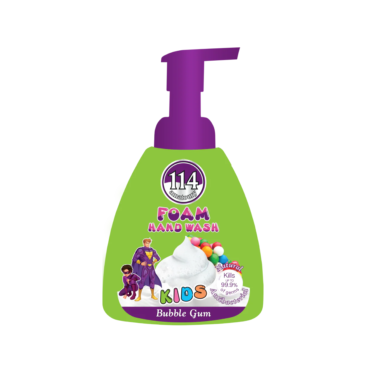 HAND WASH BUBBLE GUM 400ML