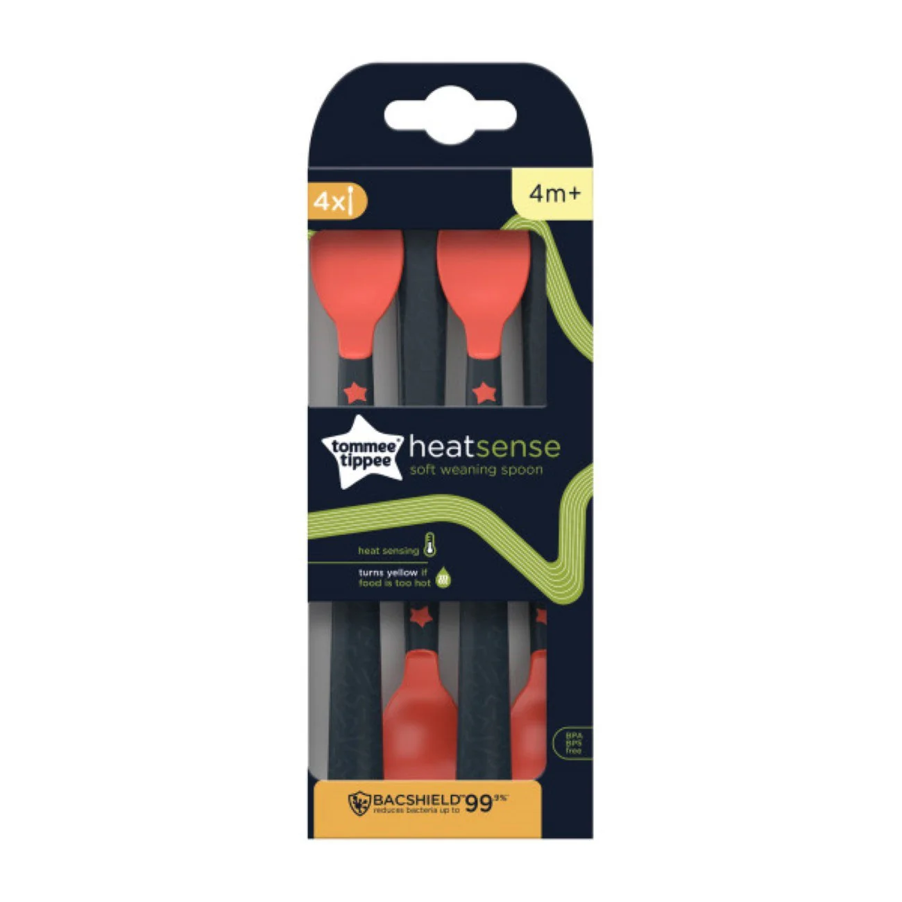 Heat Sense Soft Weaning Spoons - Pack of 4 - Image 2