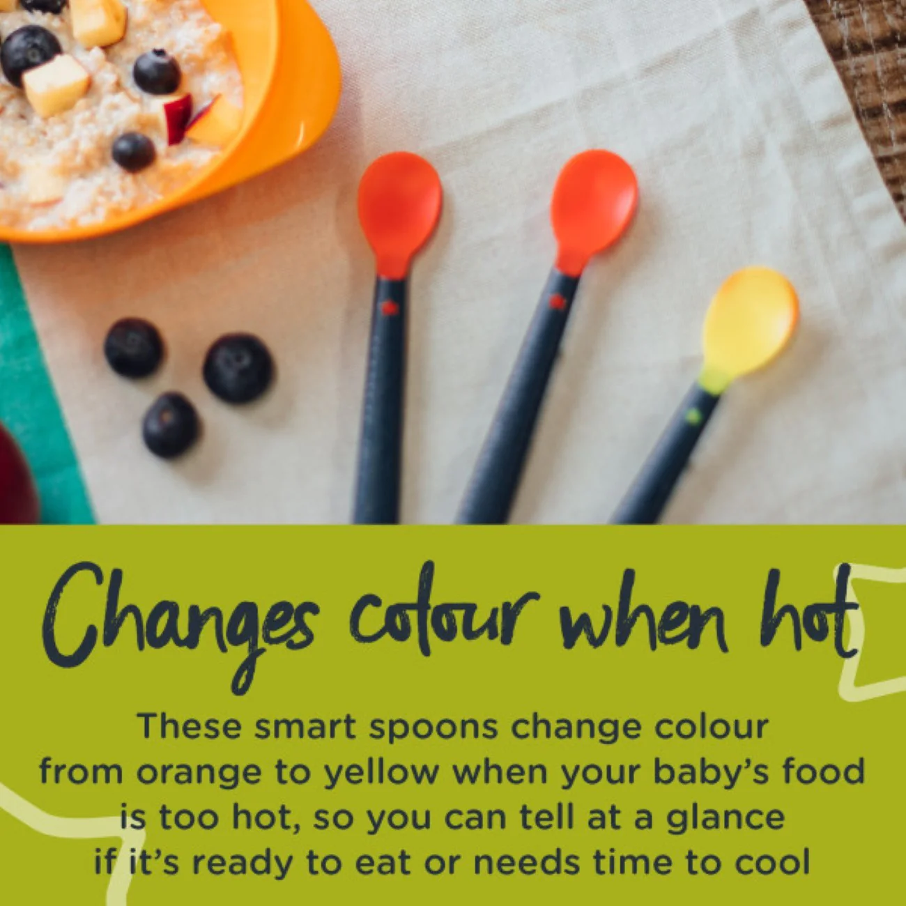 Heat Sense Soft Weaning Spoons - Pack of 4 - Image 3