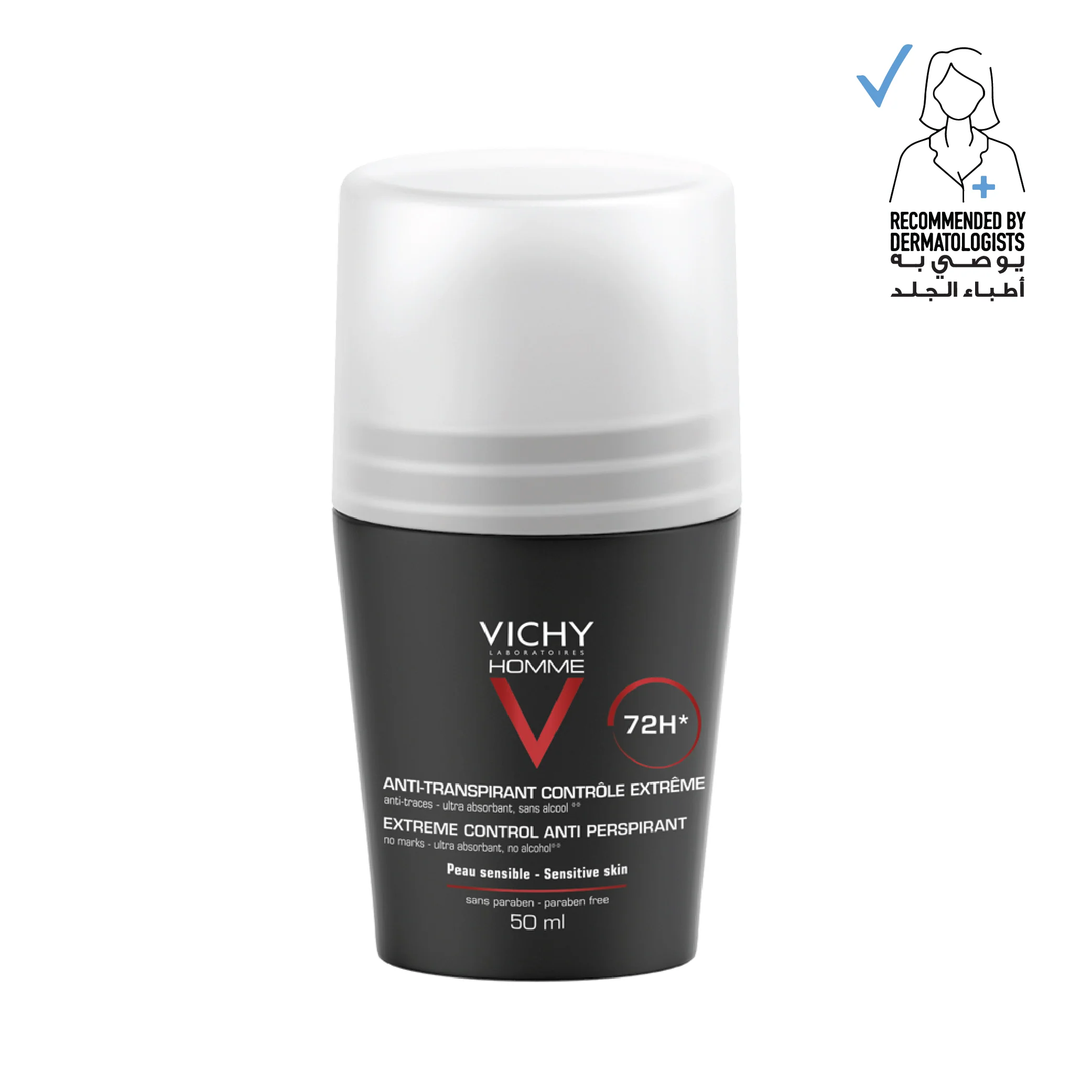 Homme 72 Hour Deodorant Anti Perspirant  Soothing Effect for men
