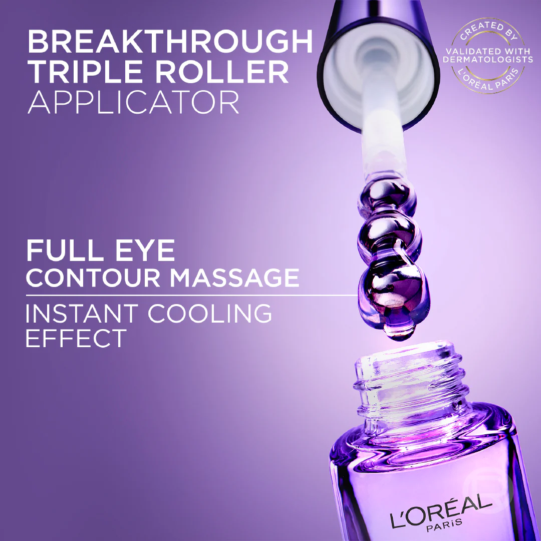 Hyaluron Expert Eye Serum, Targeted Eye Contour Treatment for Hydration and Plump, with Hyaluronic Acid and Caffeine - Image 4