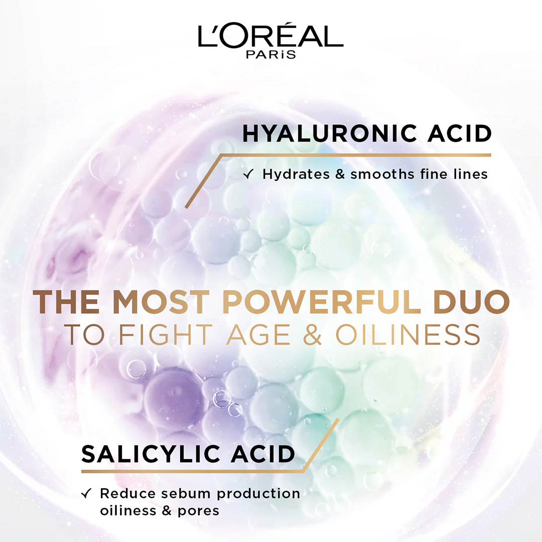 Hyaluron Expert Oil Control Deep Cleansing and Hydrating Gel, With Hyaluronic Acid and Salicylic Acid, for Combination to Oily Skin - Image 3