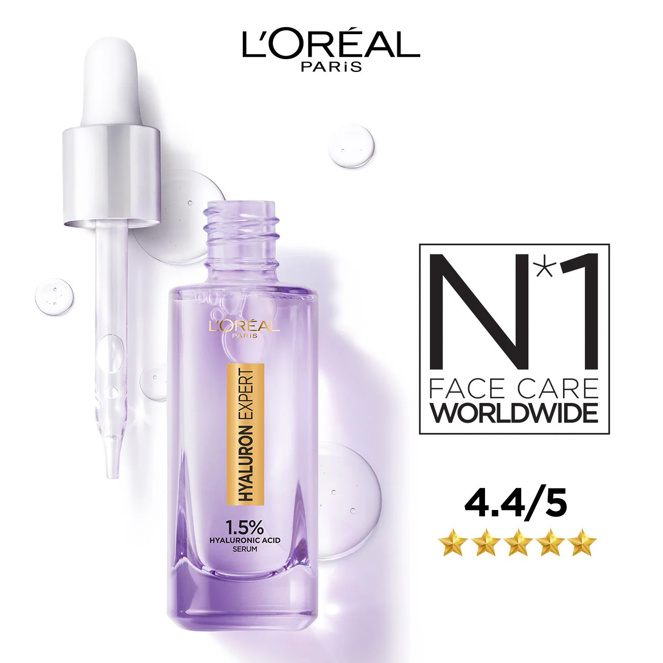 Hyaluron Expert Replumping Face Serum, with 1.5% Hyaluronic Acid, for Fine Lines Reduction, Hydration and Youthful Looking Skin - Image 6
