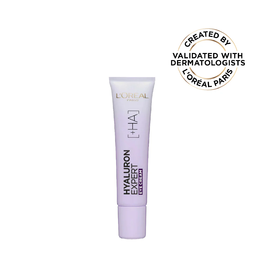 Hyaluron Expert, Replumping and Moisturizing Eye Cream, against Fine Lines, for Eye-Contour Replumping, with Hyaluronic Acid