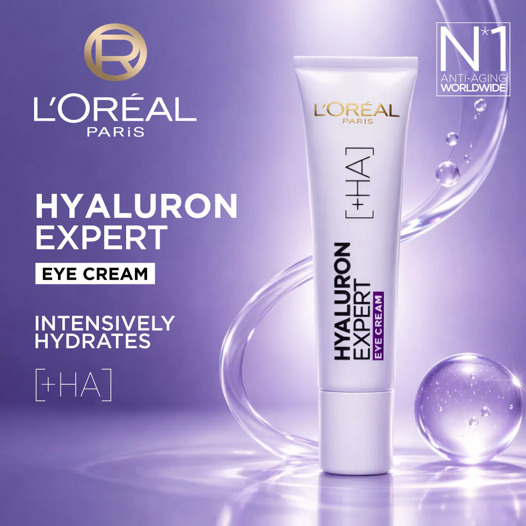 Hyaluron Expert, Replumping and Moisturizing Eye Cream, against Fine Lines, for Eye-Contour Replumping, with Hyaluronic Acid - Image 2