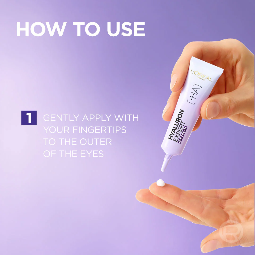Hyaluron Expert, Replumping and Moisturizing Eye Cream, against Fine Lines, for Eye-Contour Replumping, with Hyaluronic Acid - Image 5