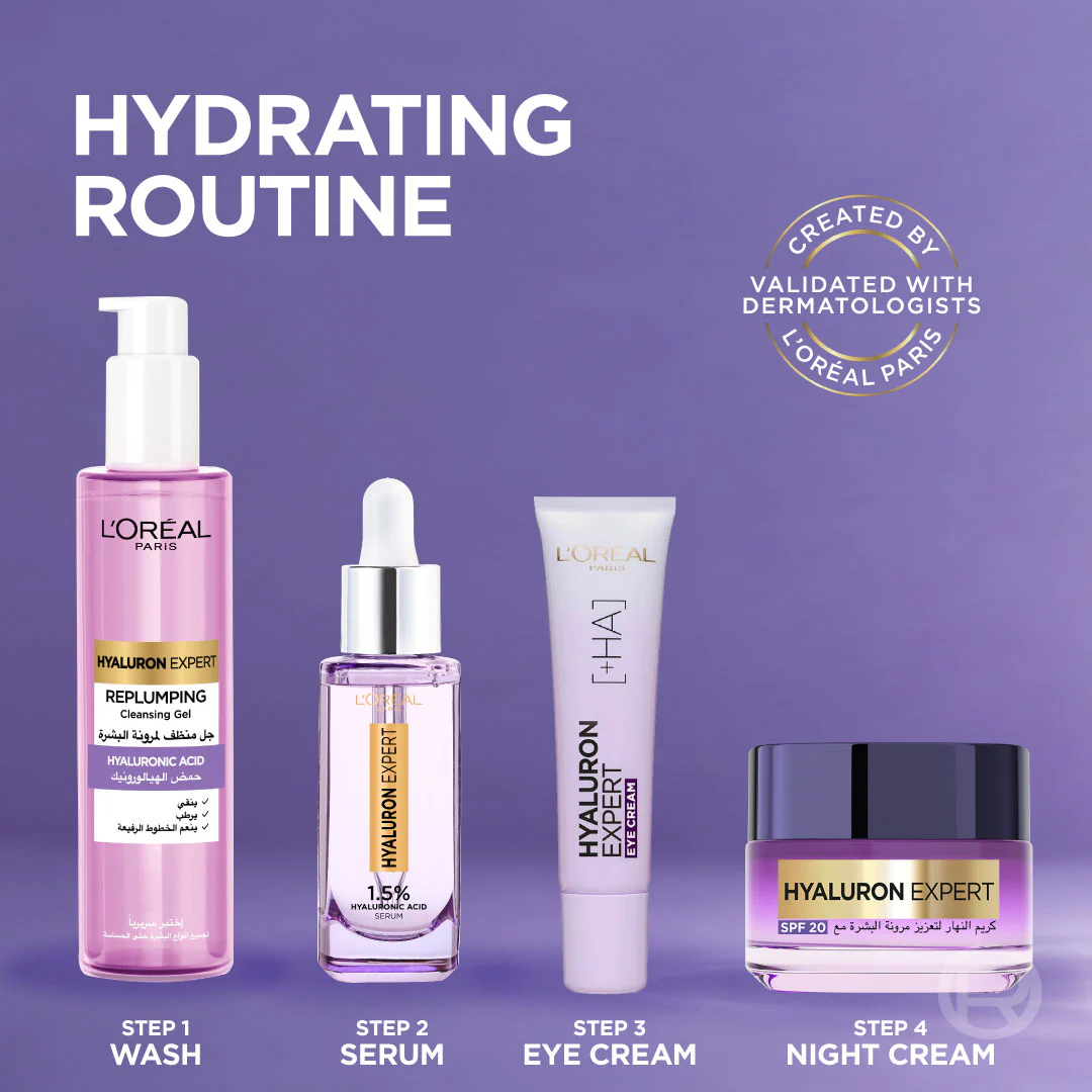 Hyaluron Expert, Replumping and Moisturizing Eye Cream, against Fine Lines, for Eye-Contour Replumping, with Hyaluronic Acid - Image 7