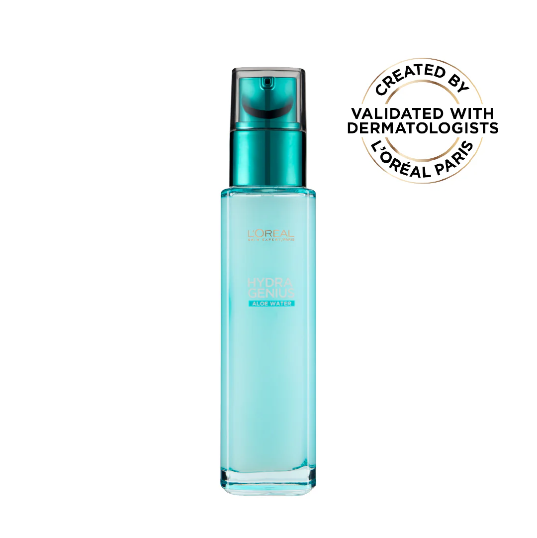 Hydra Genius, Water-Based Gel Facial Moisturiser, with Aloe Vera, for Normal to Combination Skin