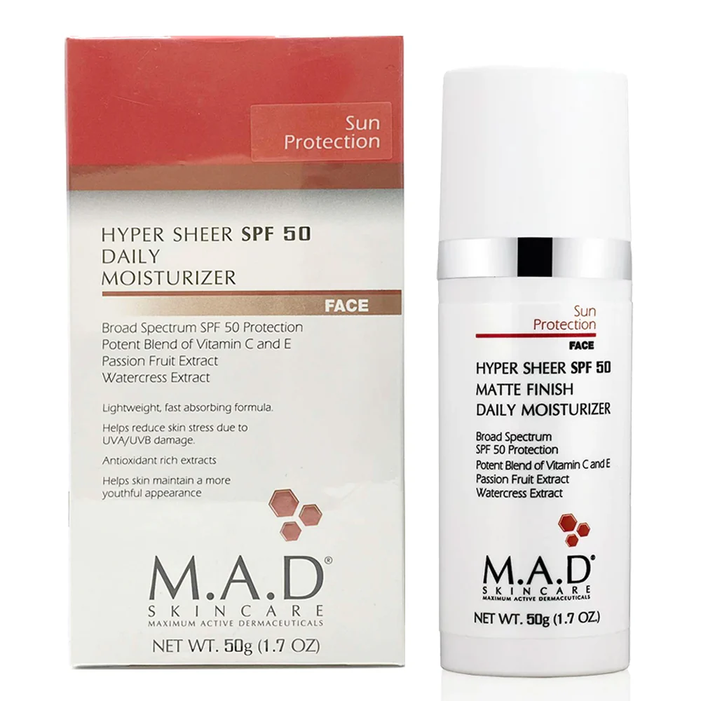 Hyper Sheer SPF 50 Matte Finish Daily Moisturizer