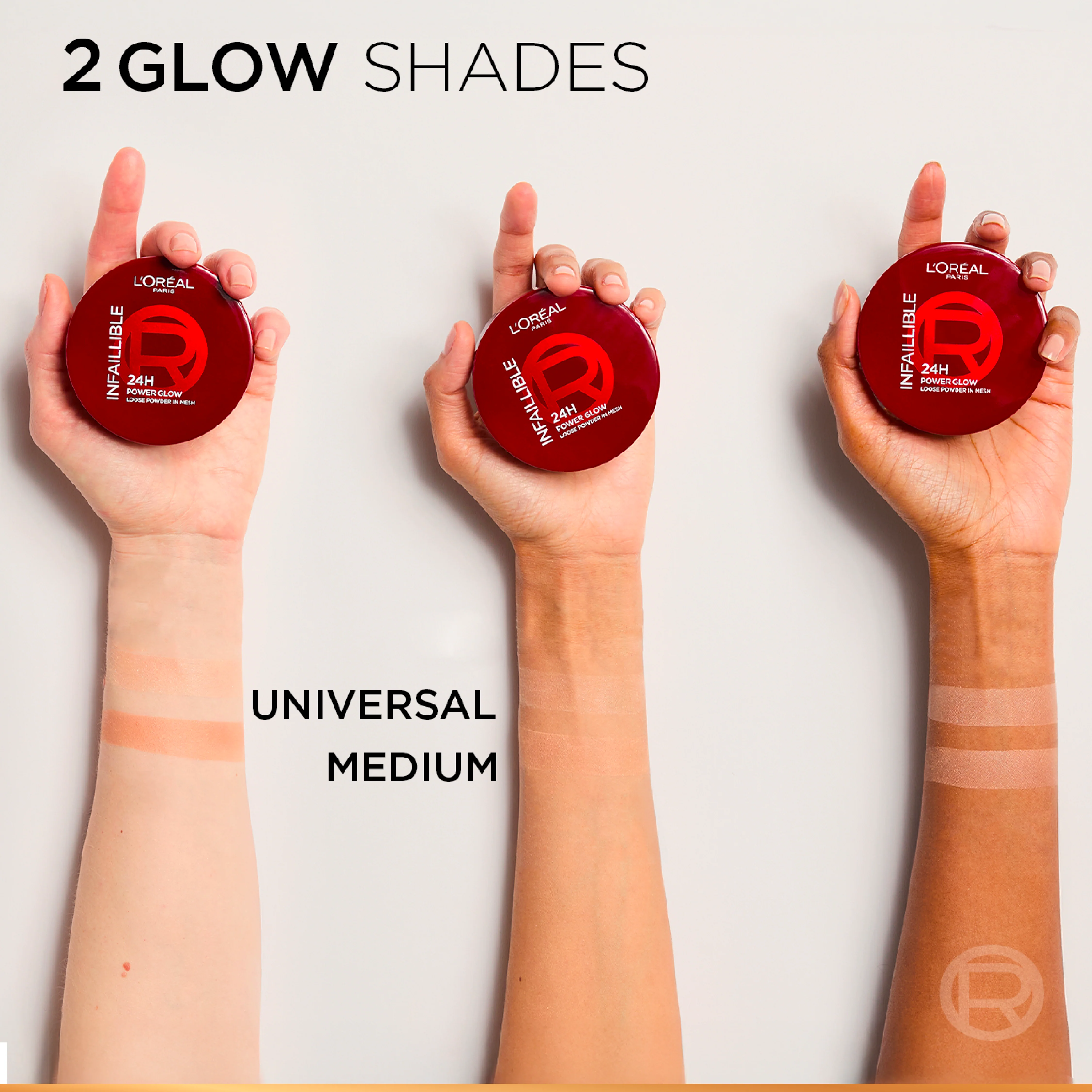 Infaillible 24H Power Glow Loose Powder in Mesh, Pore Blurring, Radiant Glow, and Hydrating Formula with 2 Shades, 9.5g. - Image 7