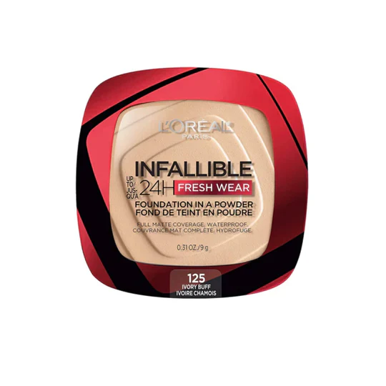 Infaillible Up to 24H Fresh Wear Foundation in a Powder- Waterproof, Heatproof, Sweatproof