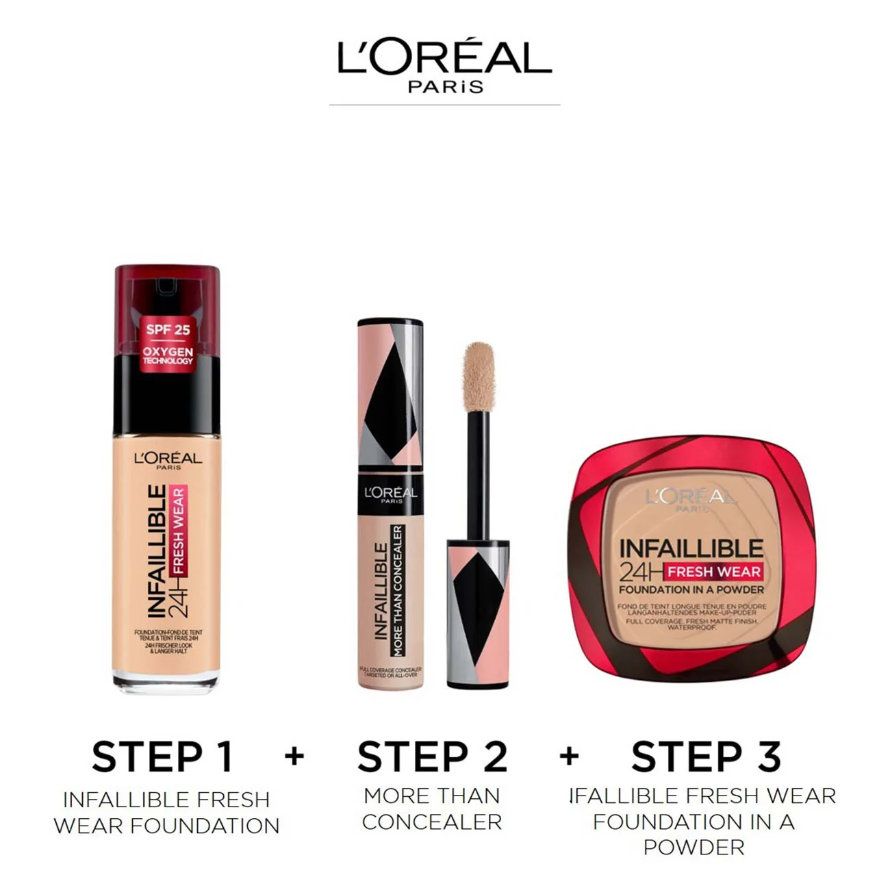 Infaillible Up to 24H Fresh Wear Foundation in a Powder- Waterproof, Heatproof, Sweatproof - Image 10