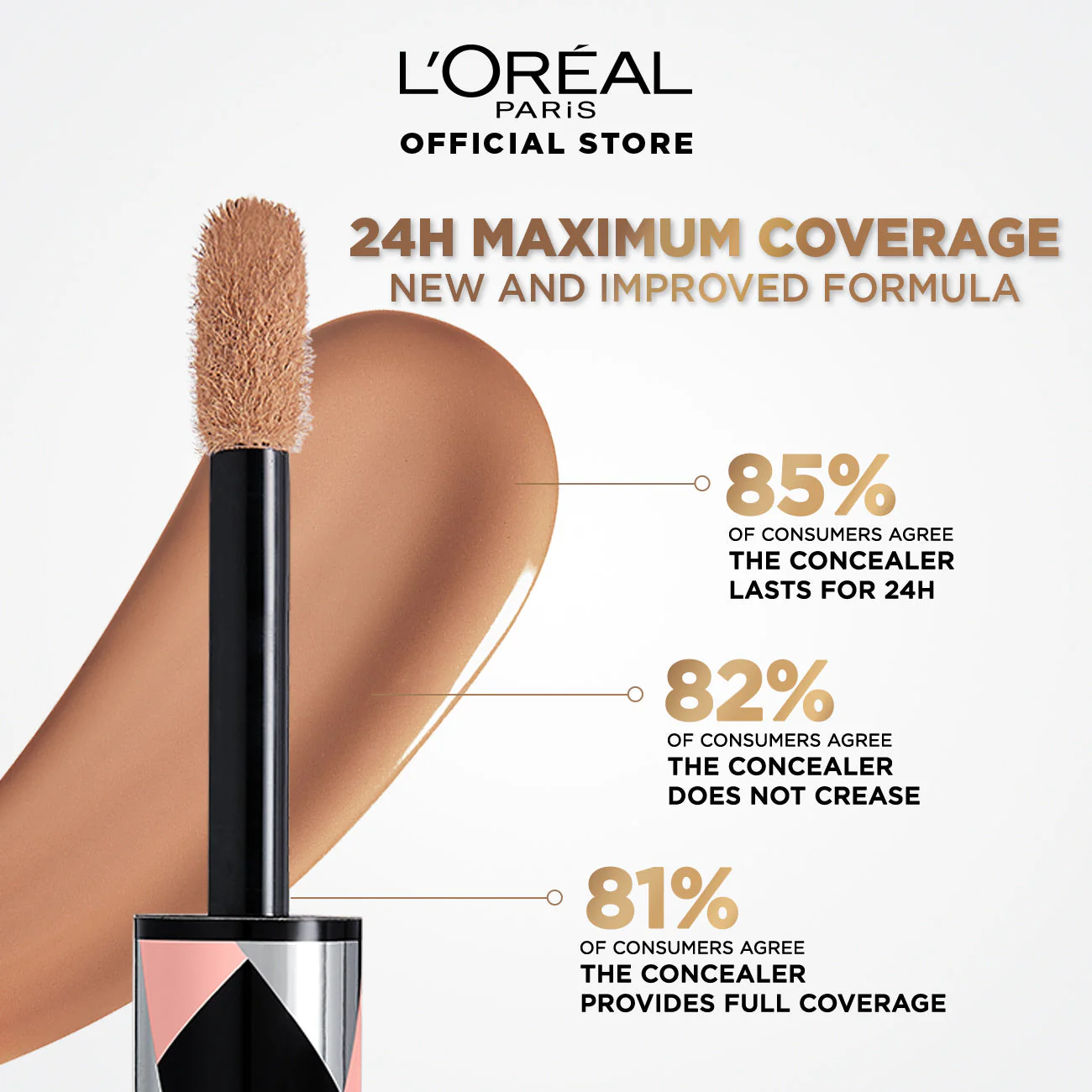 Infaillible Full Wear Waterproof Concealer Up To 24h Full Coverage-Flawless Matte Finish - Image 14
