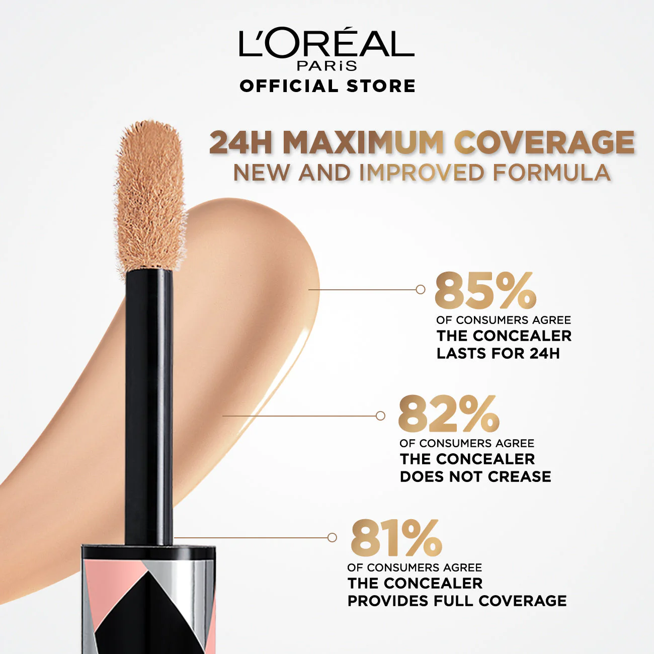 Infaillible Full Wear Waterproof Concealer Up To 24h Full Coverage-Flawless Matte Finish - Image 9
