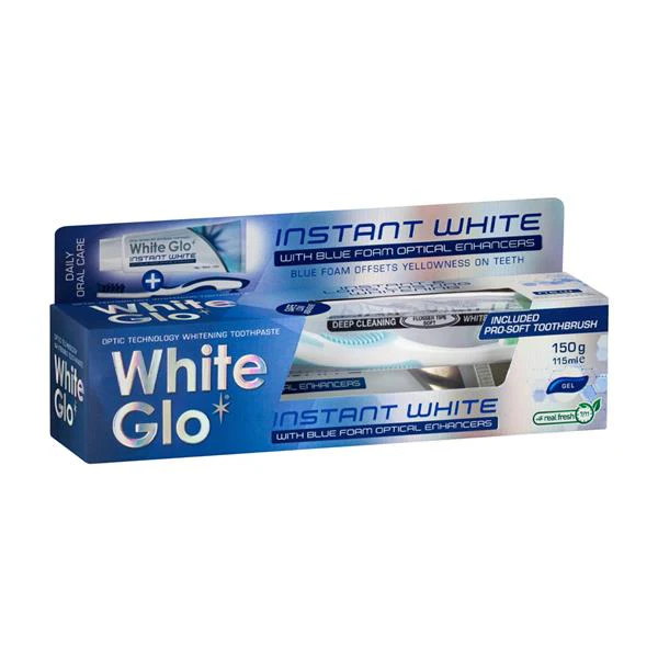 Instant white Teeth Whitening Toothpaste, 150g