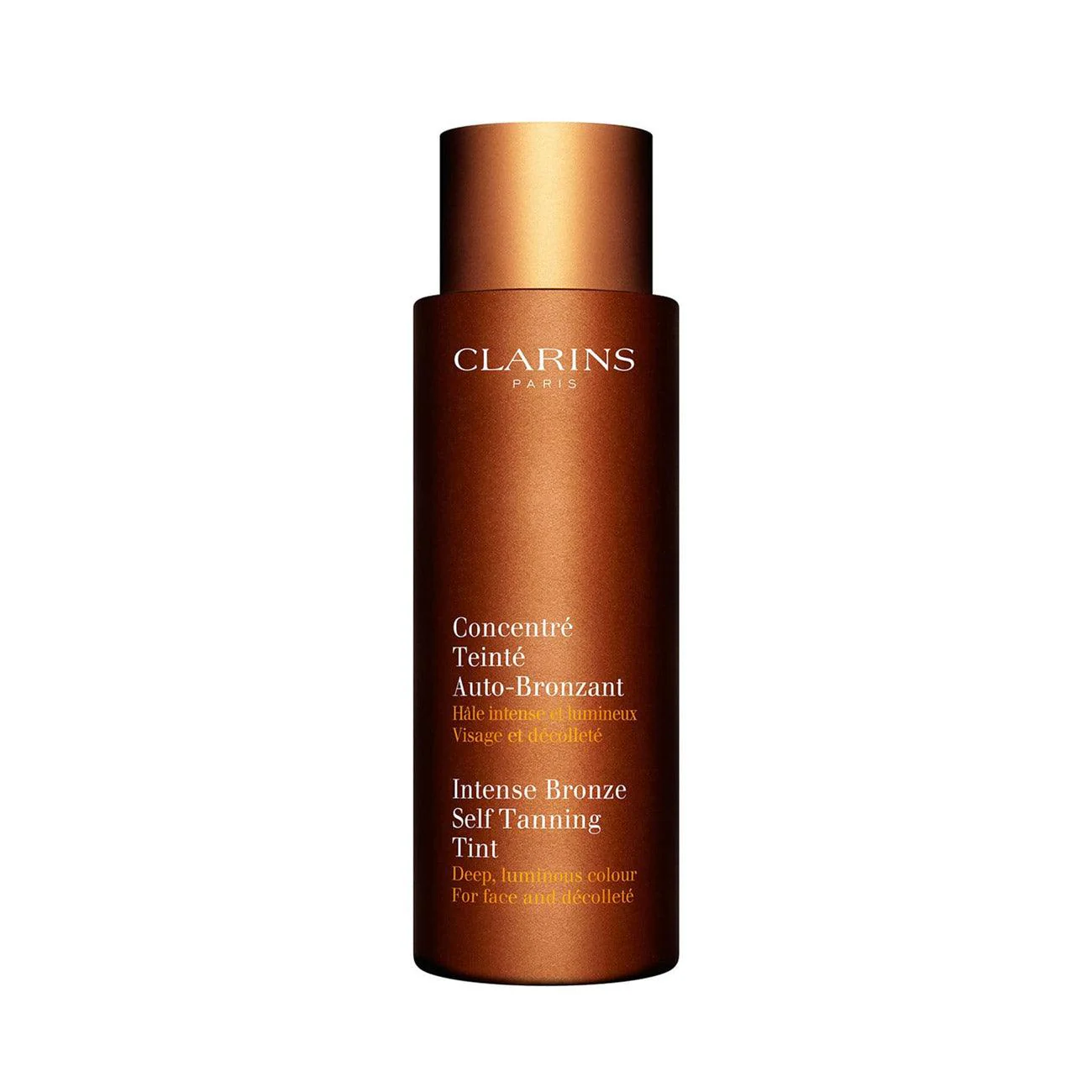 Intense Bronze Self Tanning Tint Deep Luminous Color for Face & Decollete