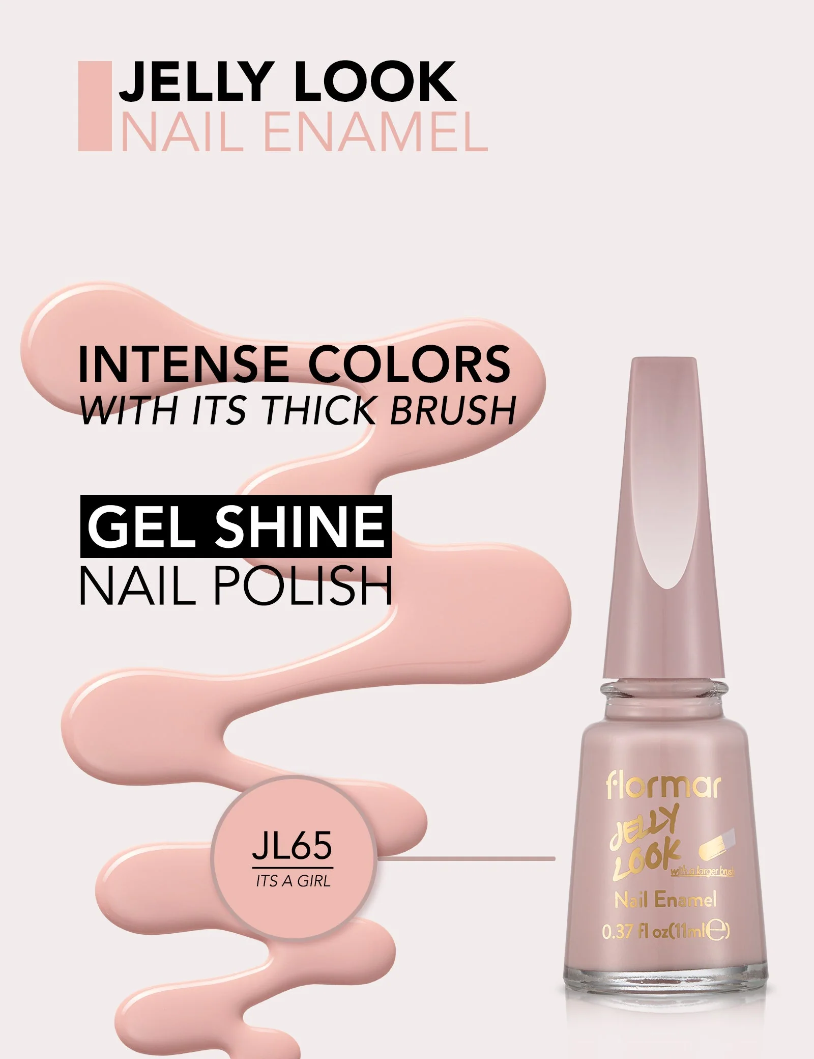 Jelly Look Nail Enamel - Image 68