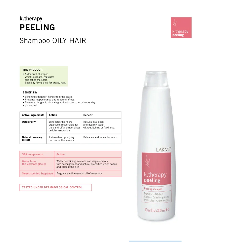 K.Therapy Peeling Shampoo for Dandruff Oily Hair - Image 2