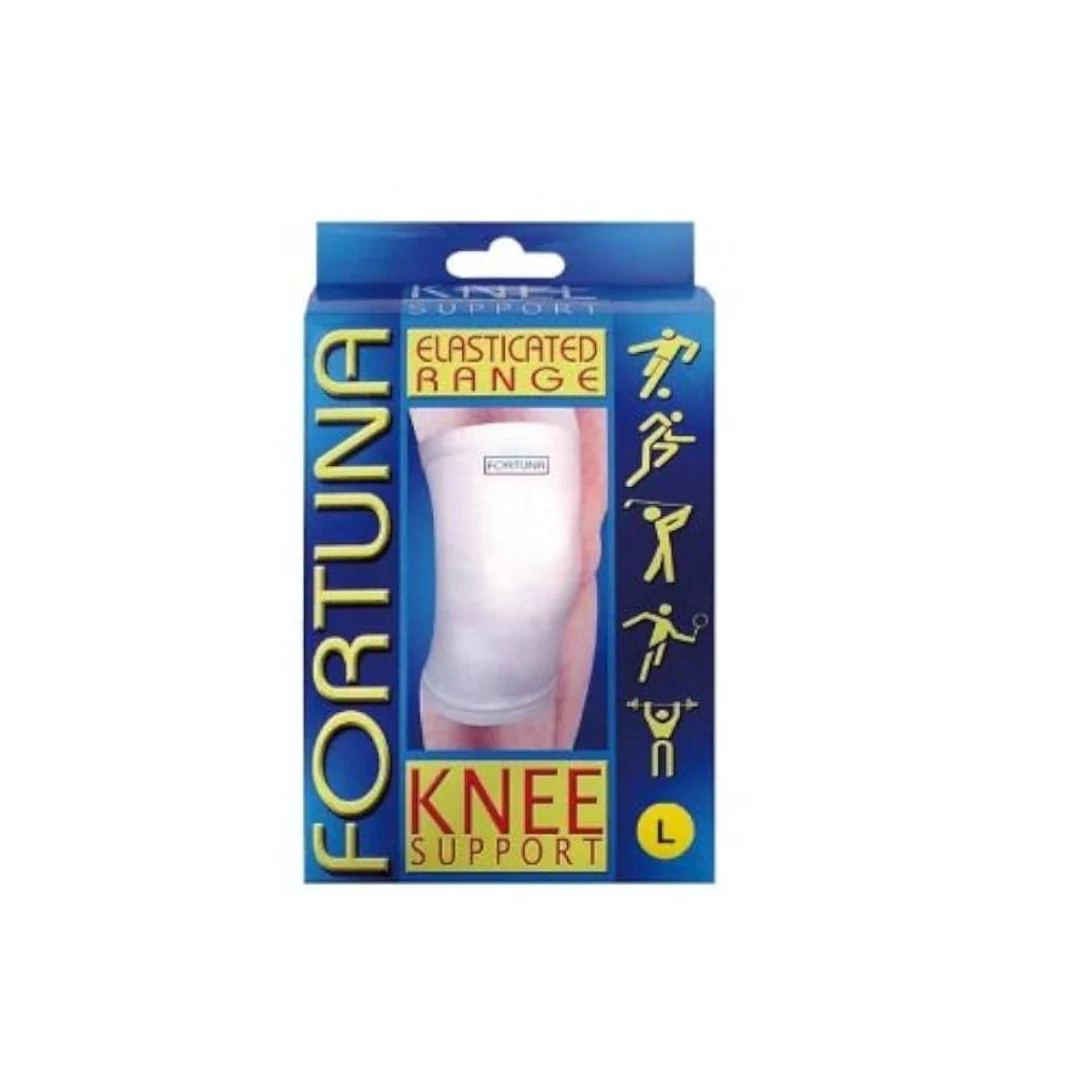 KNEE SUPPORT WHITE L