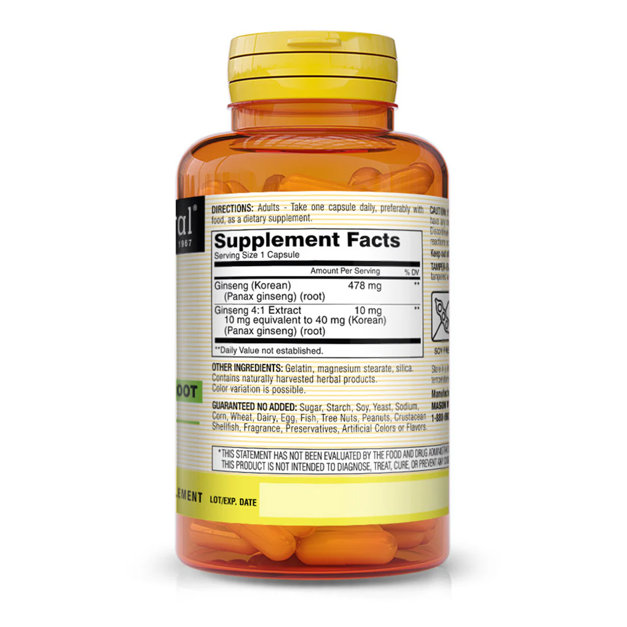 Korean Ginseng 518 mg - Image 2
