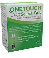 Lifescan ONE TOUCH SELECT PLUS STRIPS 50CT