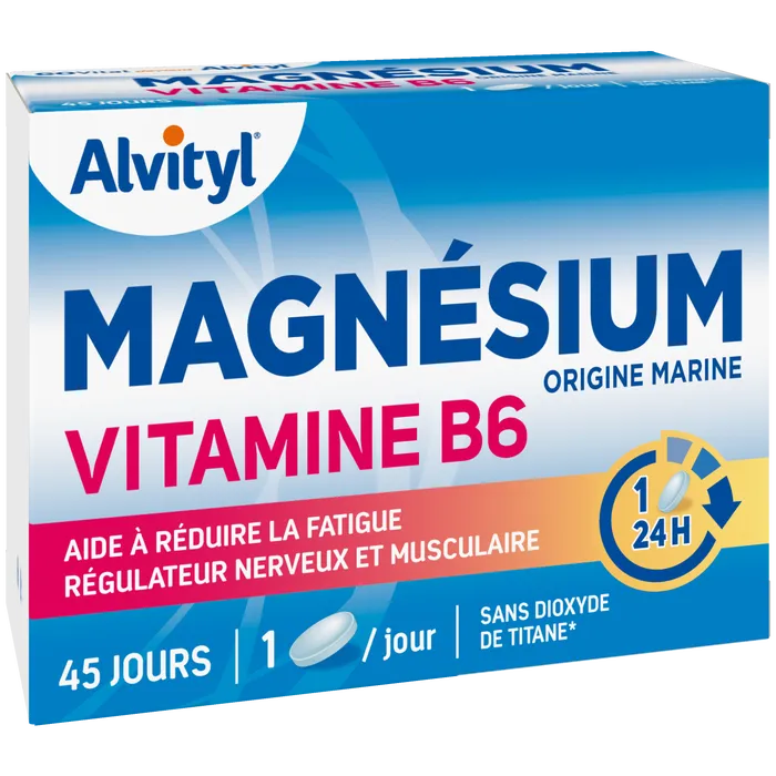Magnesium Vitamin B6 45 Tablets