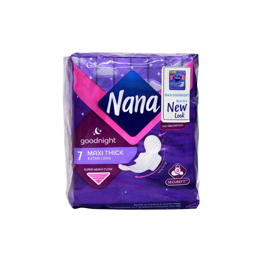 Maxi Goodnight Extra Long Sanitary Pads with Wings