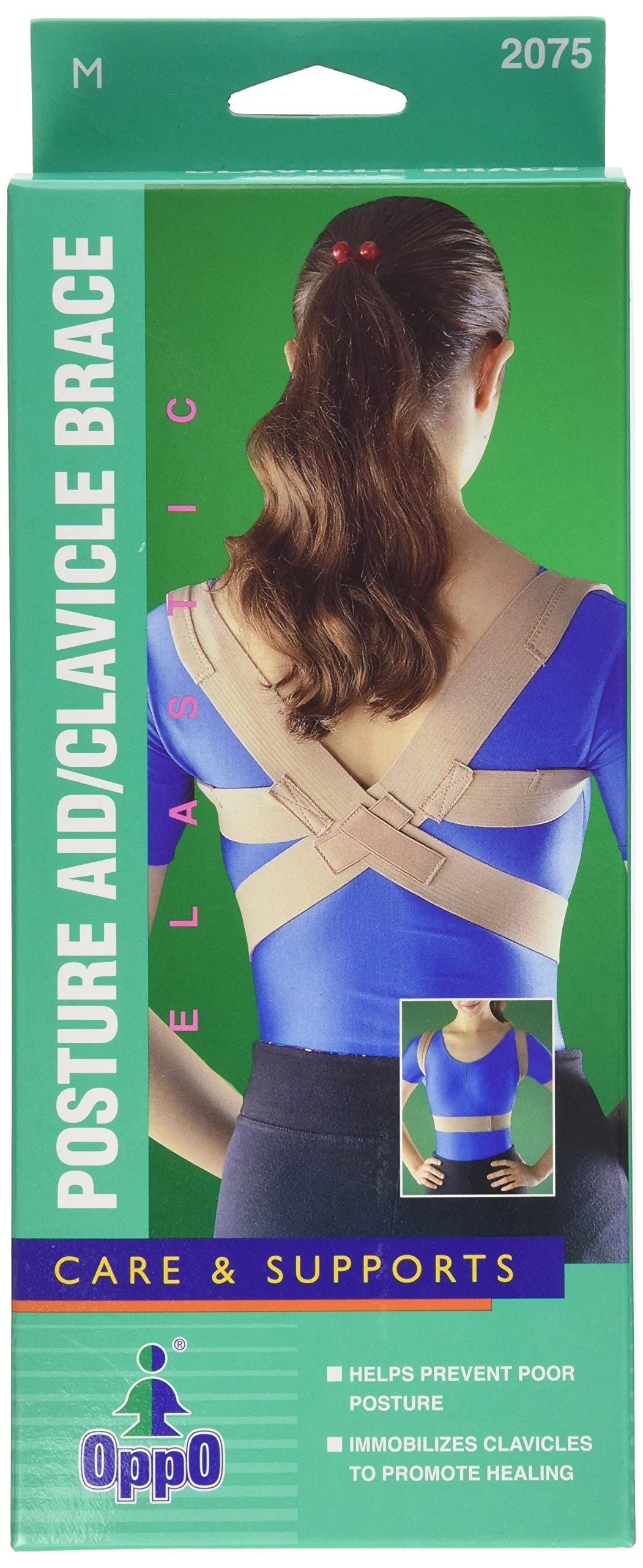 Medical Elastic Posture Aid /Clavicle Brace (Unisex; Natural), Medium
