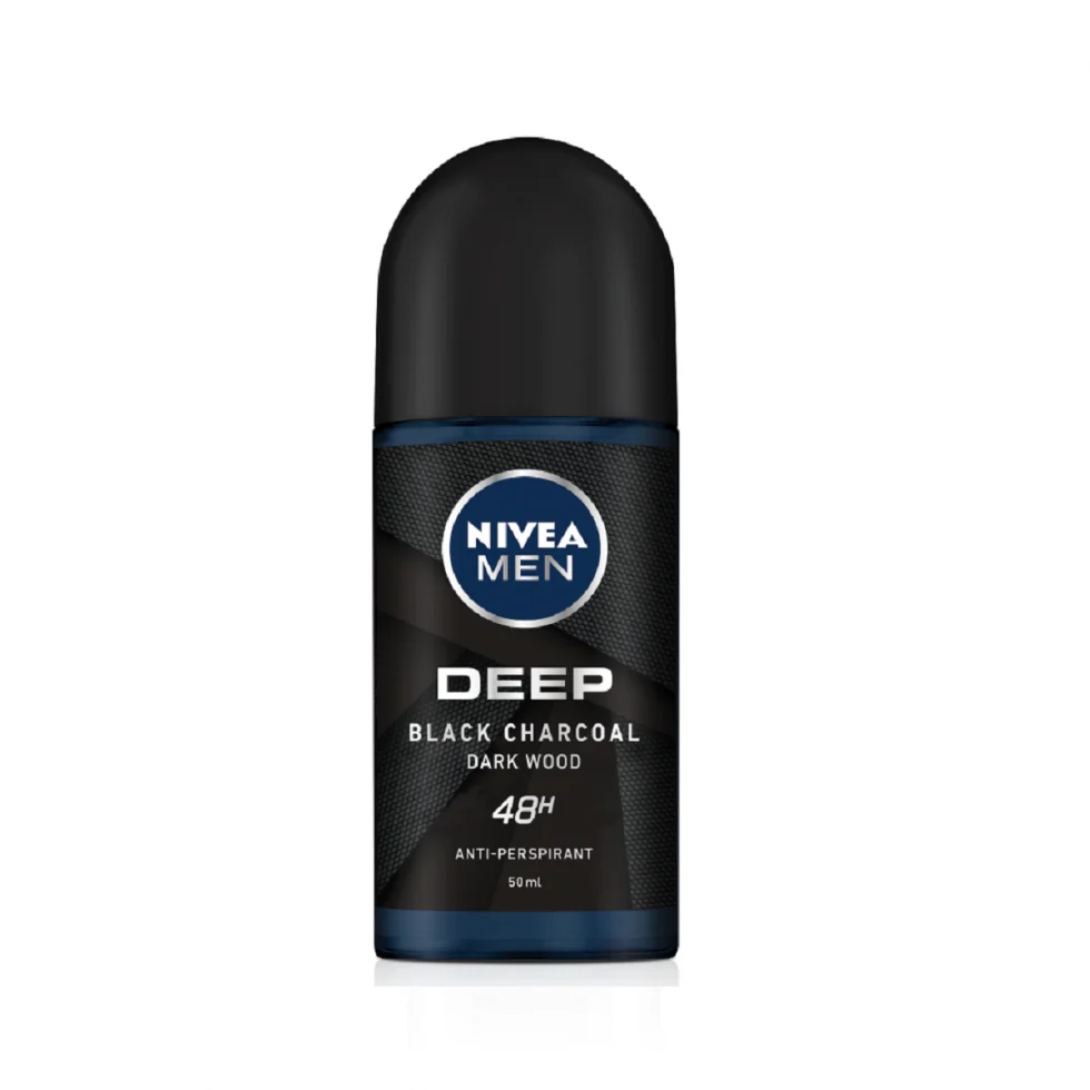 Men Deep Black Charcool Dark Wood 48H