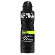 Men Expert Black Earth Deodorant Spray