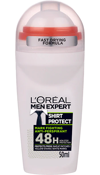 Men Expert Shirt Protect 48H Roll-On Deodorant