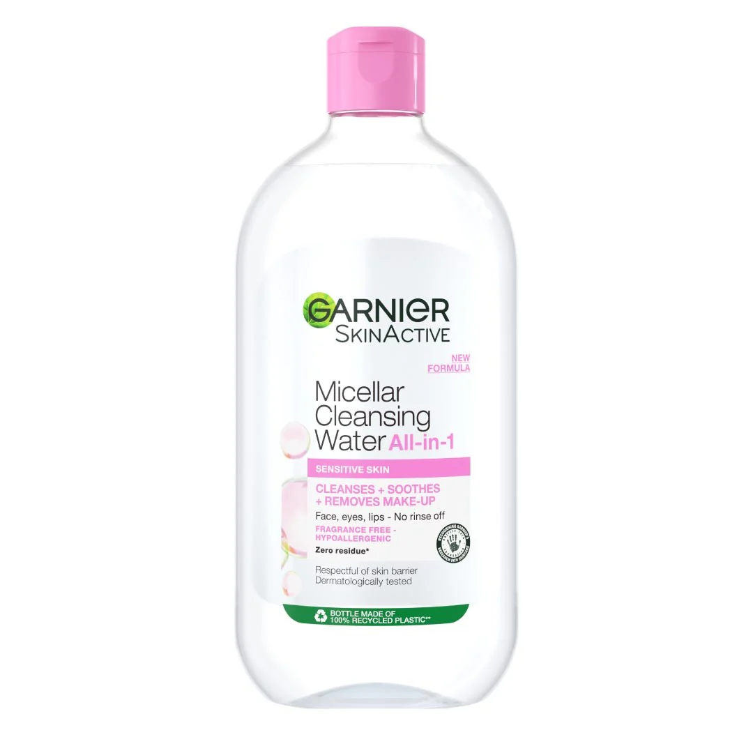 Micellar Water Facial Cleanser and Makeup Remover Pink for Sensitive Skin - Image 10