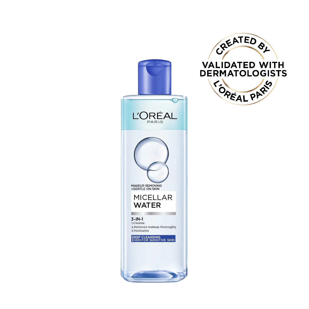 3-in-1 Bi-Phase Micellar Water, Deeply Cleanse, Remove Water Proof Makeup and Soothe, for All Skin Types and Sensitive Skin