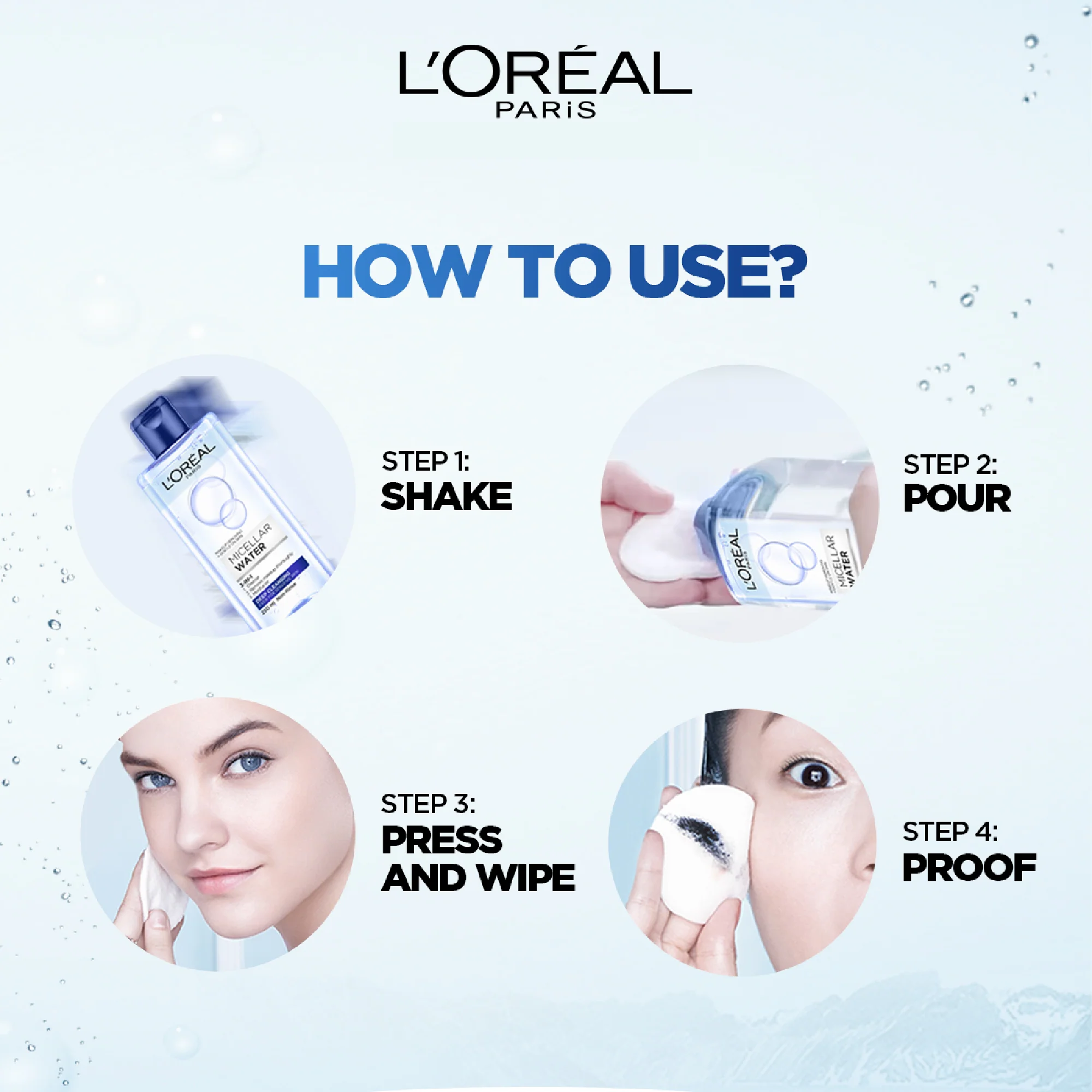 3-in-1 Bi-Phase Micellar Water, Deeply Cleanse, Remove Water Proof Makeup and Soothe, for All Skin Types and Sensitive Skin - Image 5