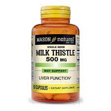 Milk Thistle 500mg 60 Capsules - Image 3