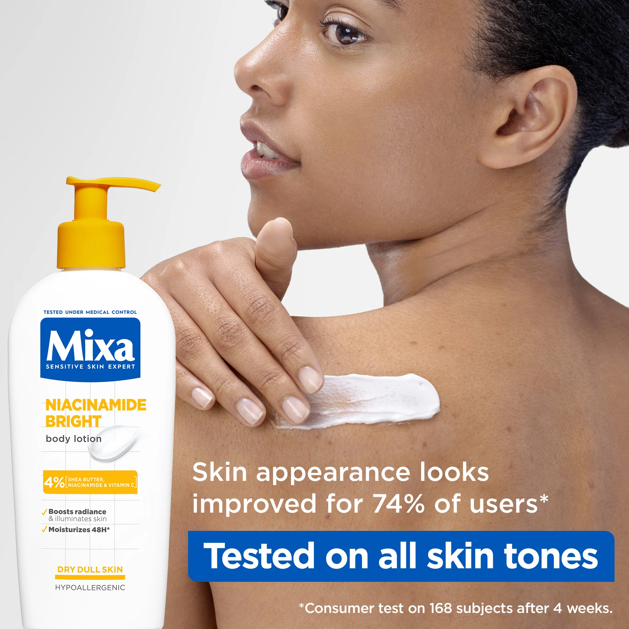 Niacinamide Bright Body Lotion - For Dry & Dull Skin in Need of Unifying - With Shea Butter, Niacinamide & Vitamin C - Image 5