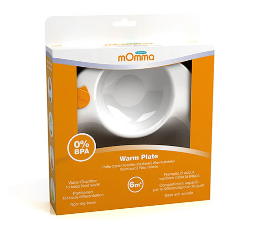 Momma Warm Plate with Water Chamber and Non-Slip Base