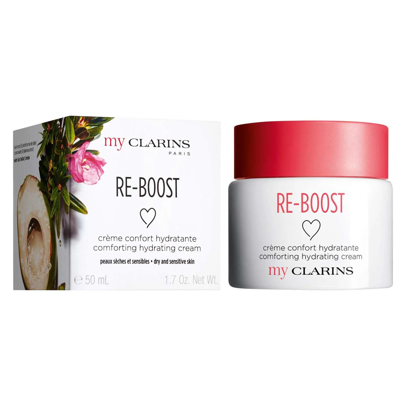 My Clarins Re-Boost Comforting Hydrating Cream for Dry and Sensitive Skin - Image 2